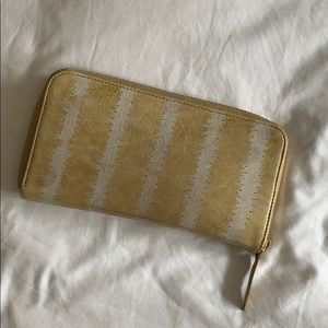 Anthropologie Mustard Yellow Wallet